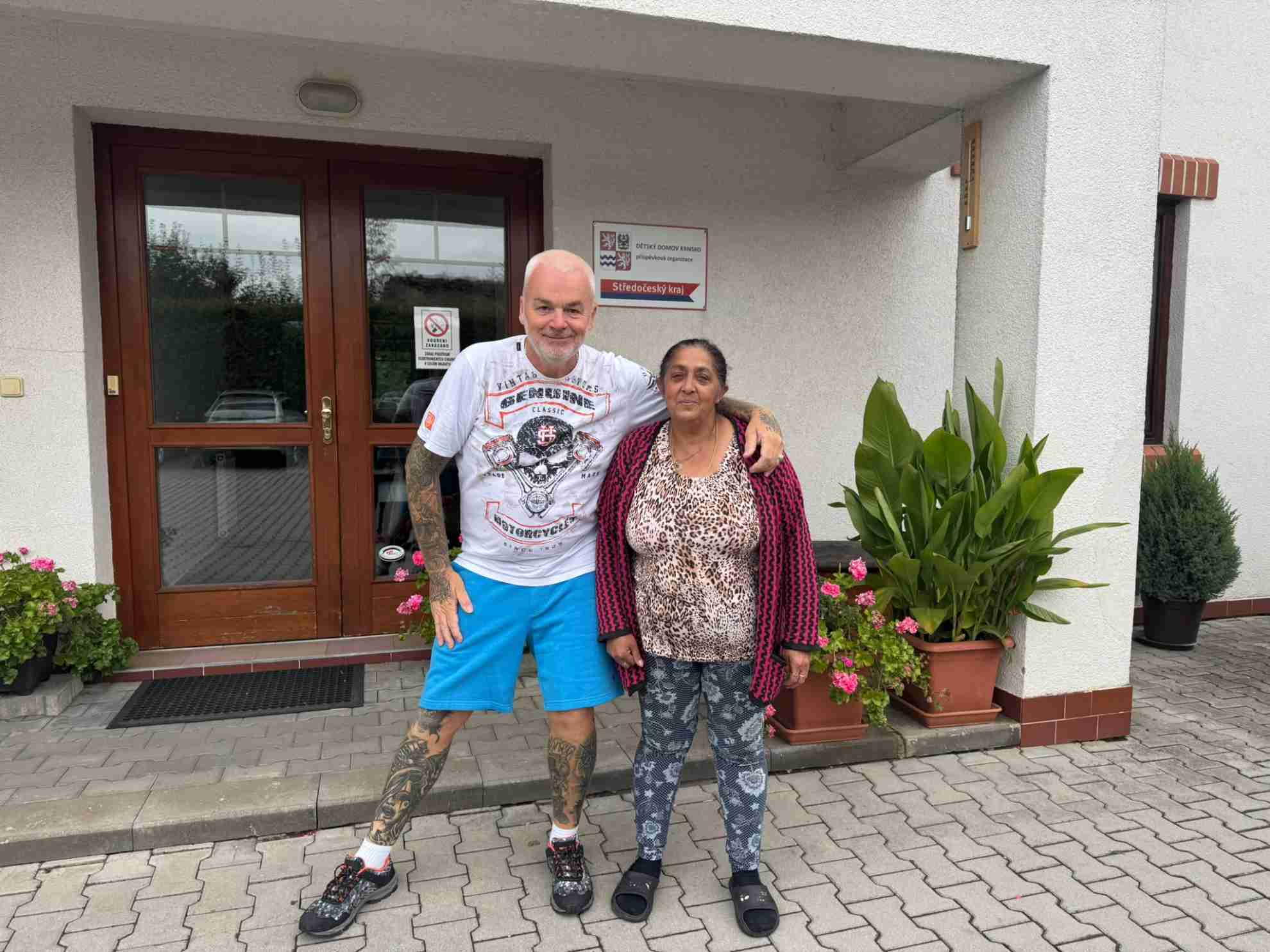 Most Naděje při návštěvě Dětského domova Krnsko